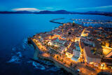 Blue Hour Over Alghero Harbor