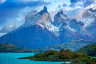 Twilight in Torres del Paine