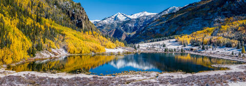 Golden Aspen Glow by Crystal Lake