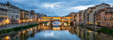 Dawn Breaks Over Ponte Vecchio