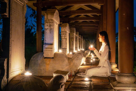 Illuminating the Night at Turtle Temple