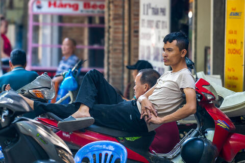 Taking a Break in Hanoi