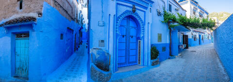 Chefchaouen Street Mosaic