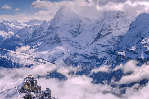 Persistence Rewarded: A Glimpse of Alpine Majesty