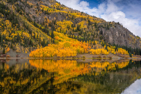 Rocky Mountain Autumn Reflection