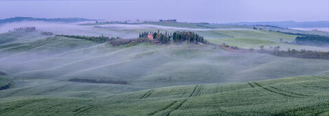 Tuscan Valley Before Sunrise