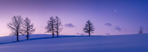 Moonrise Over Asahikawa