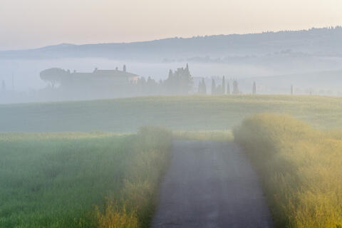 Spring Mist Over Val d’Orcia