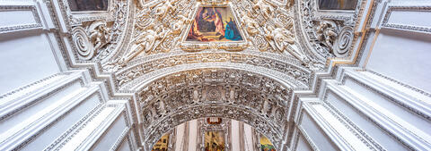 Ceiling Elegance: Salzburg Cathedral
