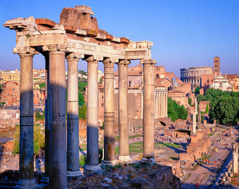 Portico Dii Consentes - Roman Forum