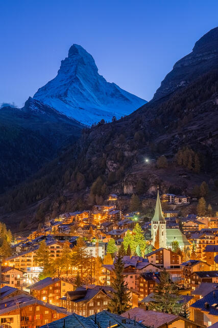 Zermatt's Twilight Embrace