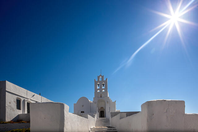 Radiance Over Chrysopigi Monastery