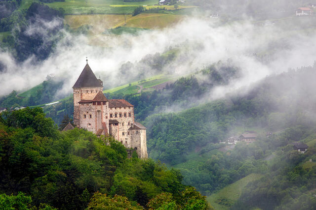 Trostburg Castle's Overlook