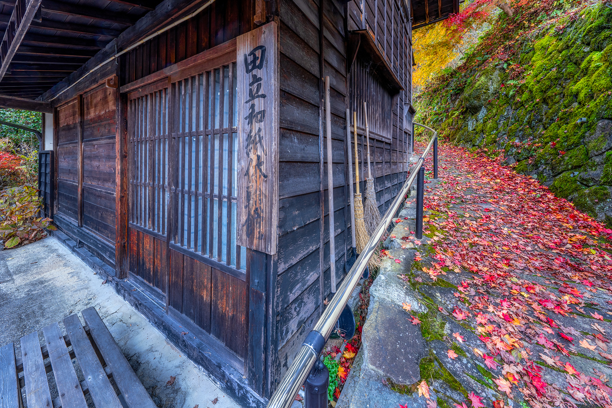 "Tranquil Threshold" offers an unconventional perspective in Tsumago, Japan. Captured with the expansive Sony 12-24mm lens, the...