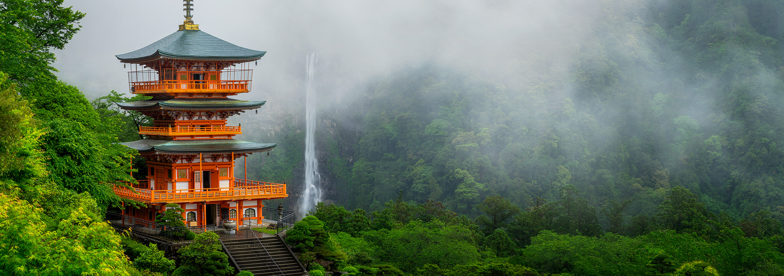 We arrived at Nachi Falls in mostly cloudy conditions and walked our ways up to the falls. I have a long series of shots from...