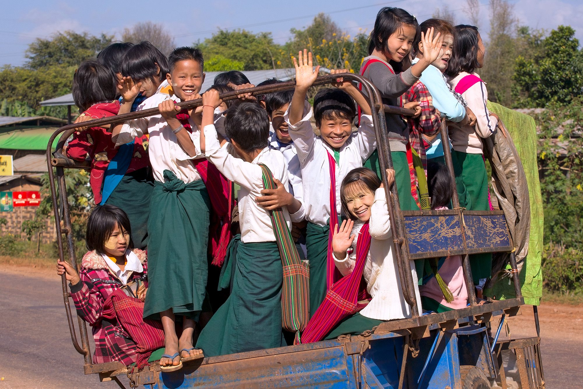 The Journey to Knowledge In the highlands of Kalaw, Shan State, Myanmar, I stumbled upon a heartwarming sight. This image captures the essence of hope...