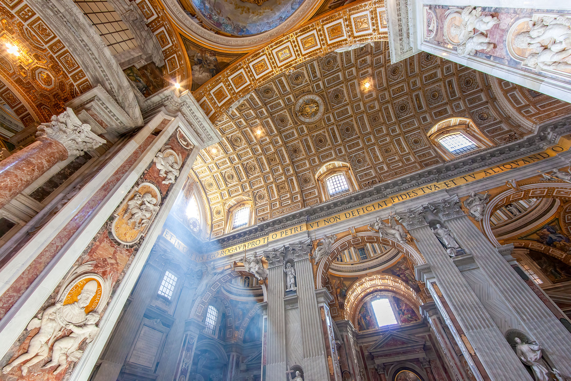 A Ceiling of Divine Artistry In the grand hall of the Vatican, one cannot help but be awestruck by the colossal architecture that surrounds them. As you raise...