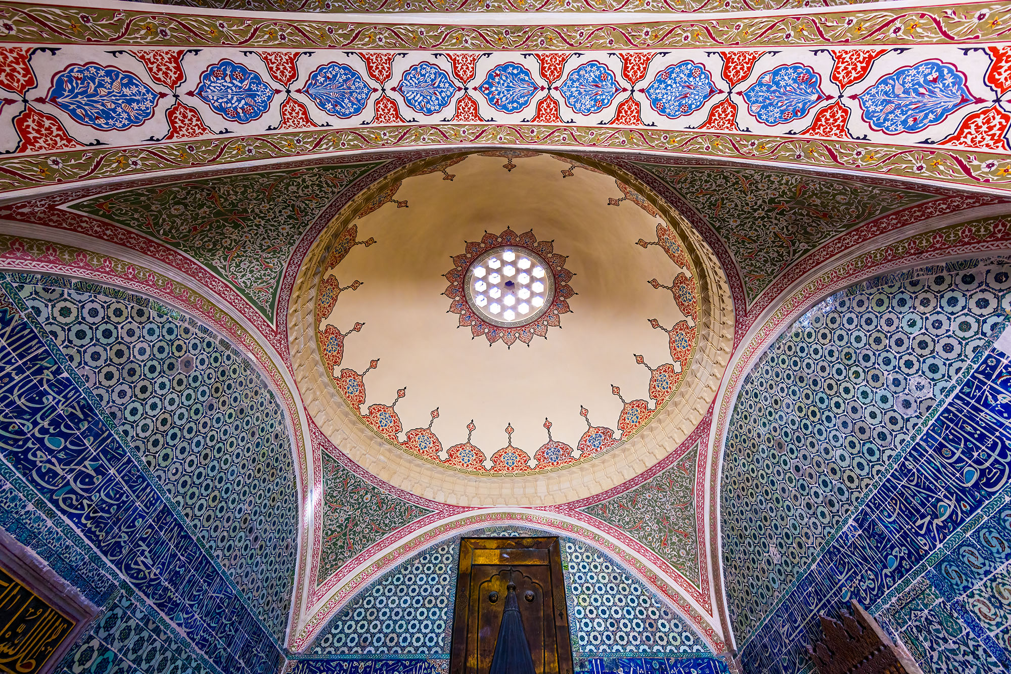 Within the Imperial Harem of Istanbul's Topkapi Palace, I marveled at the resplendent ceiling mosaic. Its intricate design, a...